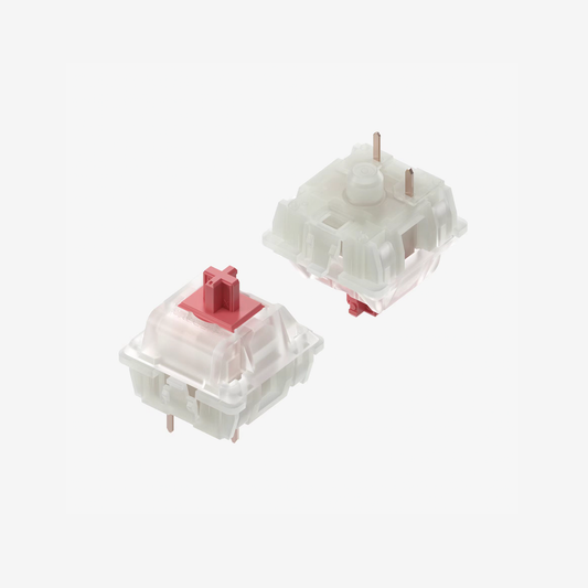 Cherry Silent Red Clear-Top Switches - 90個入り